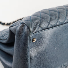 Chanel Mademoiselle Bowling Bag Blue