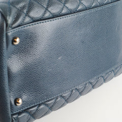 Chanel Mademoiselle Bowling Bag Blue