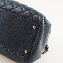 Chanel Mademoiselle Bowling Bag Blue