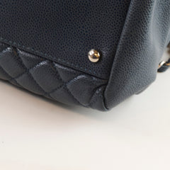 Chanel Mademoiselle Bowling Bag Blue