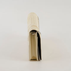 Christian Dior Mini Patent Diorama Ivory