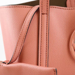 Fendi F Shopping Tote Salmon Pink