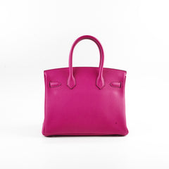 Hermes Birkin 30 Rose Pourpre A stamp