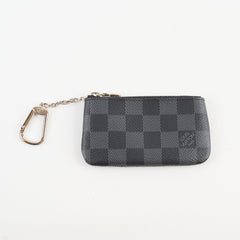 Louis Vuitton Pochette Clés Key Pouch Damier Graphite