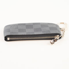 Louis Vuitton Pochette Clés Key Pouch Damier Graphite
