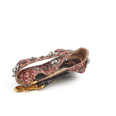 Christian Dior Mini Saddle Burgundy