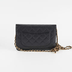 Chanel WOC Wallet On Chain Caviar Black