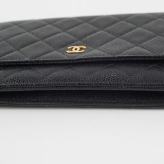 Chanel WOC Wallet On Chain Caviar Black