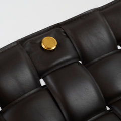 Bottega Veneta Padded Casette Shoulder Bag Brown
