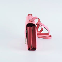 Hermes Constance 18 Rose Confetti Epsom Y Stamp (2020)