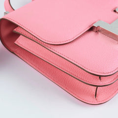 Hermes Constance 18 Rose Confetti Epsom Y Stamp (2020)