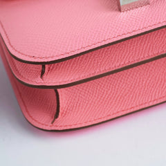 Hermes Constance 18 Rose Confetti Epsom Y Stamp (2020)