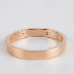 Chaumet Liens Ring with Diamonds 18k Rose Gold 53