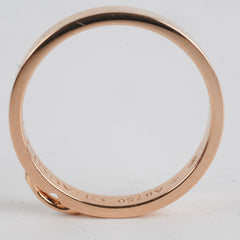 Chaumet Liens Ring with Diamonds 18k Rose Gold 53