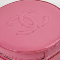 Chanel Patent Round As Earth Crossbody Bag Pink