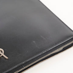 Saint Laurent Ipad Holder Black Soft Calfskin