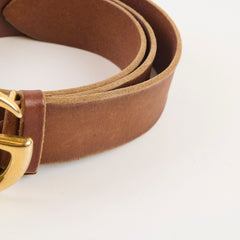 Gucci Vintage GG Marmont Belt Brown 90cm