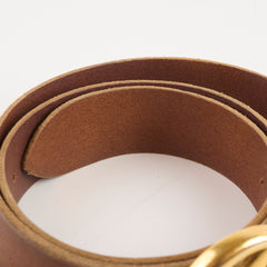 Gucci Vintage GG Marmont Belt Brown 90cm