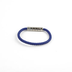 Hermes Goliath Leather Bracelet Blue