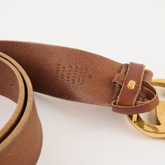 Gucci Vintage GG Marmont Belt Brown 90cm