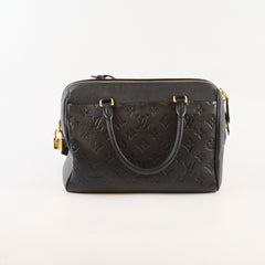 Louis Vuitton Speedy 25 Bandouliere Monogram Empreinte Black