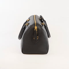 Louis Vuitton Speedy 25 Bandouliere Monogram Empreinte Black