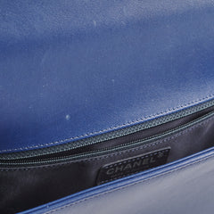 Chanel New Medium Boy Dark Blue 21
