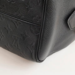 Louis Vuitton Speedy 25 Bandouliere Monogram Empreinte Black