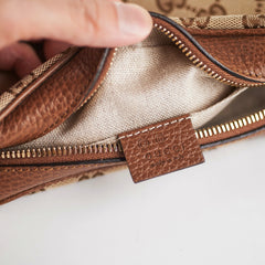 Gucci GG Canvas Bree Mini Camera Bag