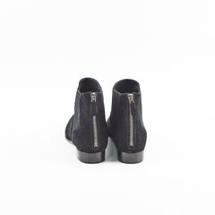 Prada Boots Suede Almond Toe Zip New