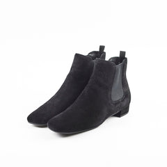 Prada Boots Suede Square Toe New