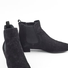 Prada Boots Suede Square Toe New