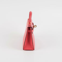 Hermes Mini Kelly Rose Lipstick Chevre Y Stamp (2020)