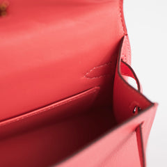 Hermes Mini Kelly Rose Lipstick Chevre Y Stamp (2020)