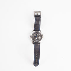 Hermes Slim D'Hermes Watch Squelette Lune 39.5MM Black