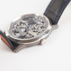 Hermes Slim D'Hermes Watch Squelette Lune 39.5MM Black