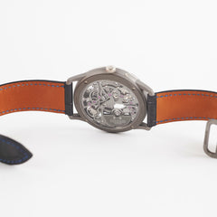 Hermes Slim D'Hermes Watch Squelette Lune 39.5MM Black