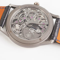 Hermes Slim D'Hermes Watch Squelette Lune 39.5MM Black