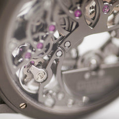 Hermes Slim D'Hermes Watch Squelette Lune 39.5MM Black