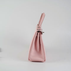 Hermes Kelly 25 Retourne Swift Rose Sakura D Stamp (2019)