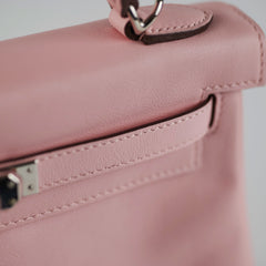 Hermes Kelly 25 Retourne Swift Rose Sakura D Stamp (2019)