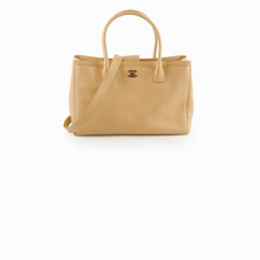 Chanel Caviar Executive Cerf Tote Beige