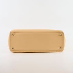 Chanel Caviar Executive Cerf Tote Beige