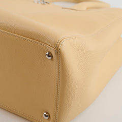 Chanel Caviar Executive Cerf Tote Beige