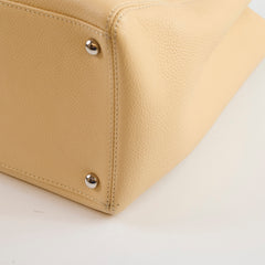 Chanel Caviar Executive Cerf Tote Beige