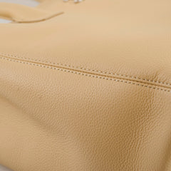 Chanel Caviar Executive Cerf Tote Beige