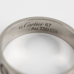 Cartier Love Ring White Gold Size 67