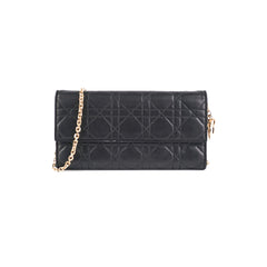 Christian Dior Cluitch Wallet On Chain WOC Black