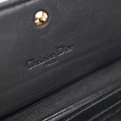Christian Dior Cluitch Wallet On Chain WOC Black