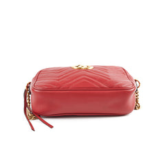 Gucci Small Marmont Camera Bag Red